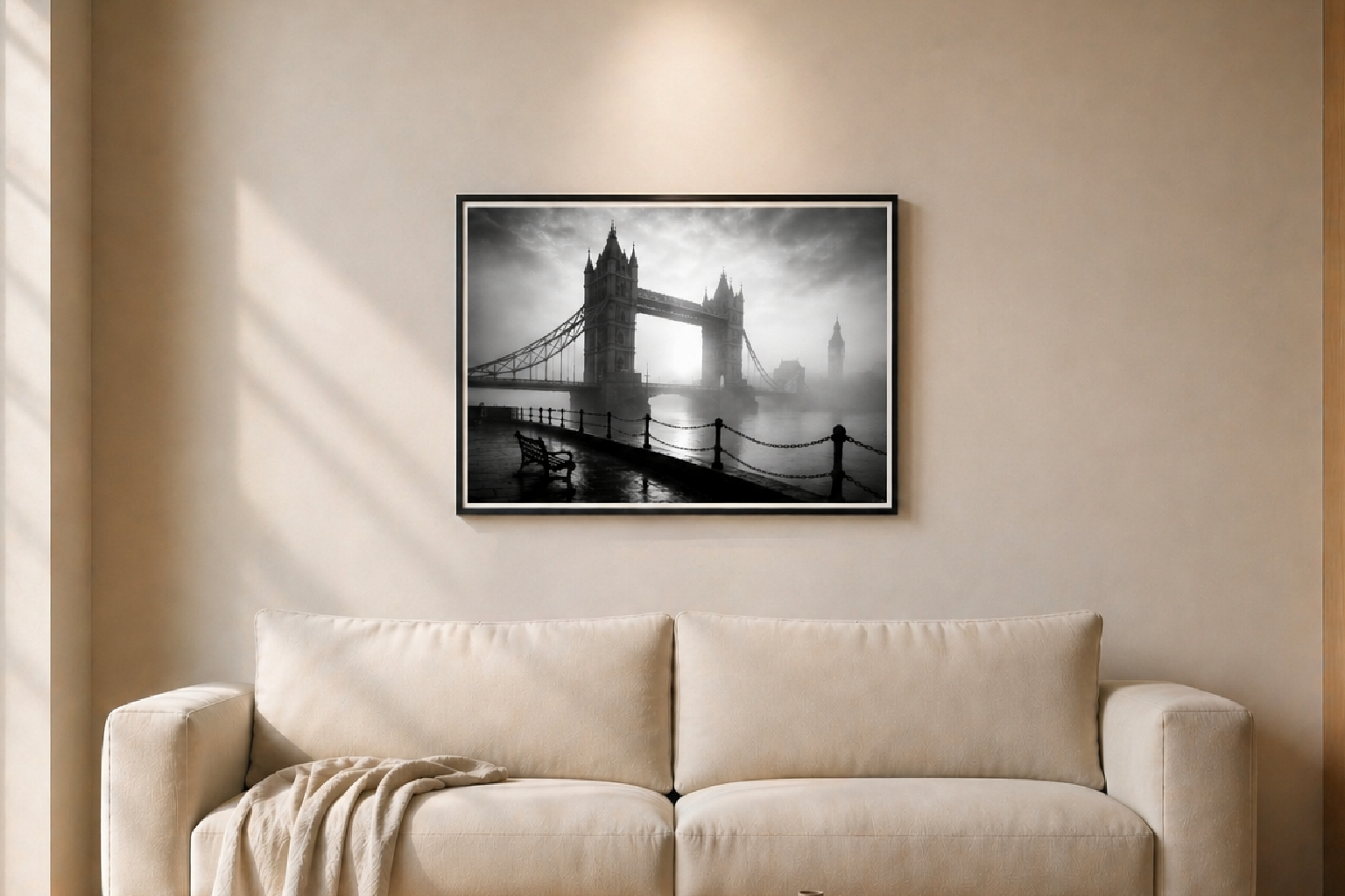 PCS moody cityscape wall art